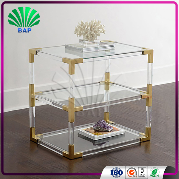 Table Gold Legs Acrylic Clear Coffee Table Buy Table, Acrylic coffee