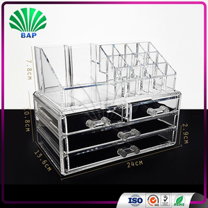 Best design fashionable acrylic furniture makeup display stand clear acrylic perfume display rack