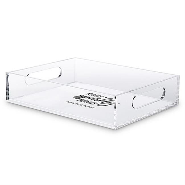 High Quality Bath Tray Lucite Storage Tray Portable Food Serving Tray
