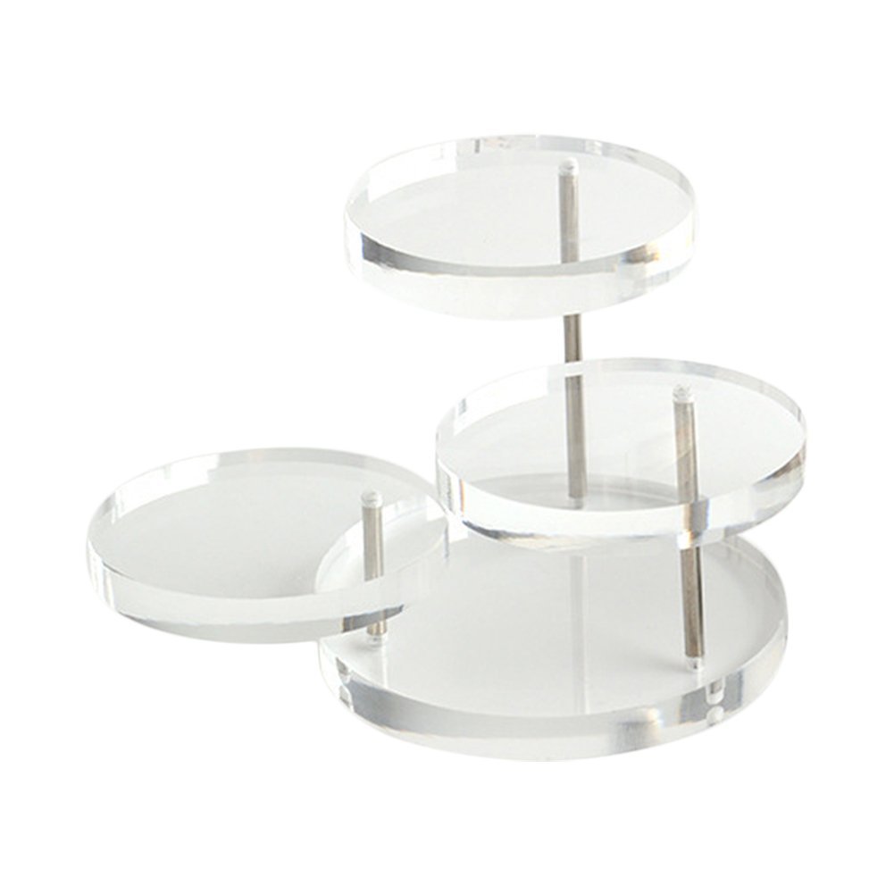 Fancy Clear Display For Bracelet Crystal Decorative Ring Display Jewelry Tray
