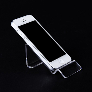 Retail Plastic Clear Transparent Acrylic Phone Case Display Rack