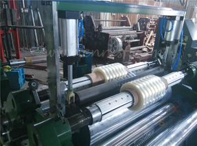 roulement extérieur de 700mm fendant et machine de rebobinage