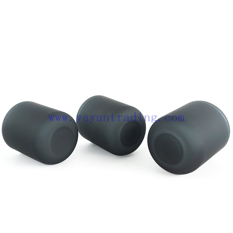 16oz Christmas candle jar black grey luxury candle containers for candle making