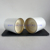 cheaper price matte white candle jars 12oz gold electroplated inside candle tealight holders cup with candle wax