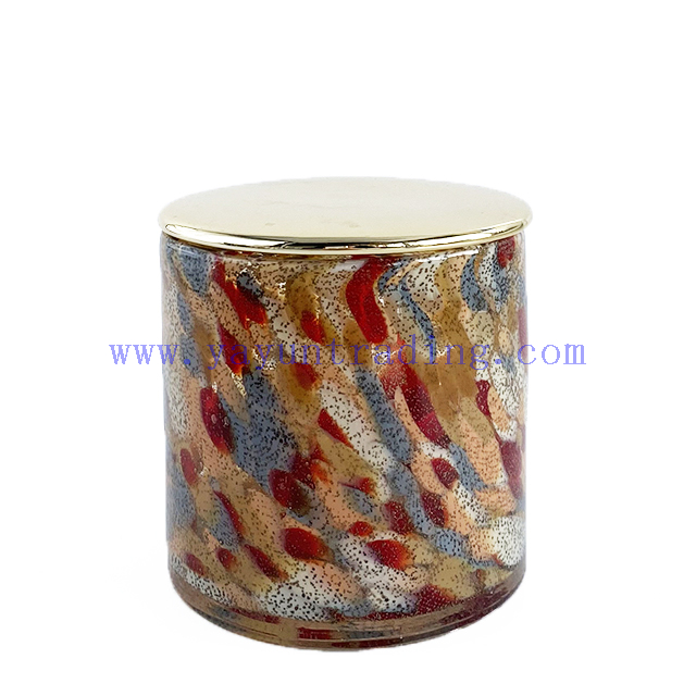 Exclusive High Quality Luxury Glass Candle Jars With Custom Lids