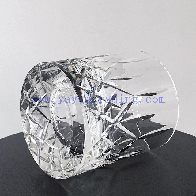 210ml Crystal Wine Cocktail Glasses Drinking Glass Hand-cut Whisky Cup