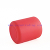 Matte Pink Jar Custom Color Frosted Glass Candle Holder with Wood Lid