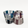 Different Color Embossed Glass Cup Drinking Glass Tumbler