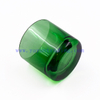 Custom Hand Blown Green Small Size Glasses Creative Design for Liquor Drinking
