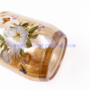 Luxury Vintage 8oz Colorful Empty Amber Glass Candle Jars With Lid