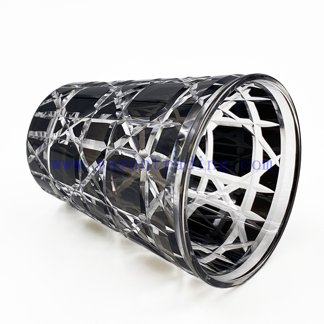 Personalized High Quality Fancy Unique Color Black Vintage Wine Glasses