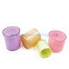 Wholesale 8oz 10oz 16oz 20oz Empty Colored Gold Rim Glass Candle Jar Candle Holders for Candle Making