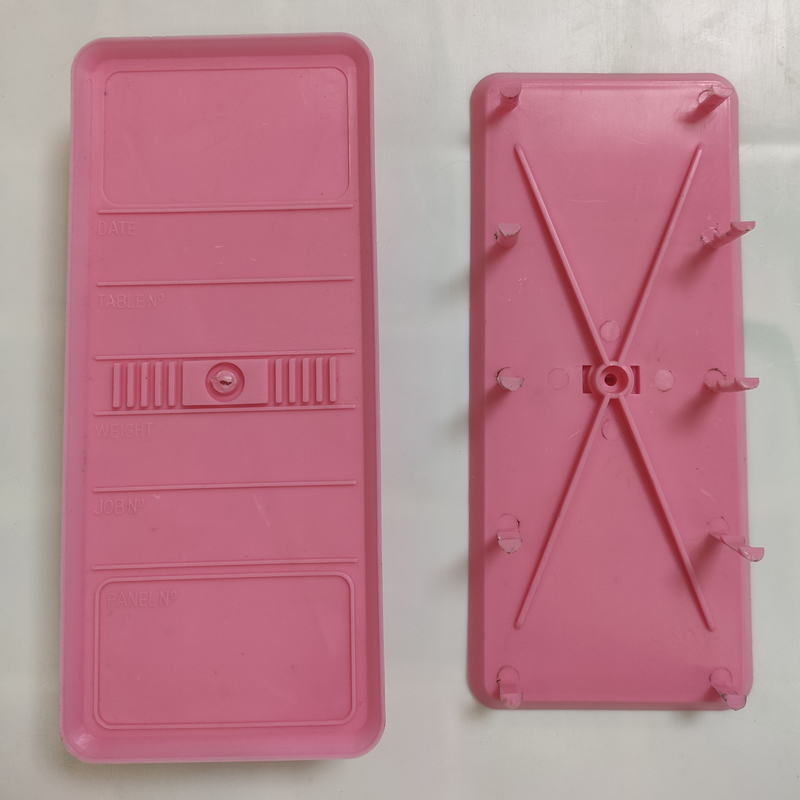 Panel Identification Plates 180mm x 75mm Pink Color