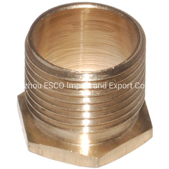 Long/Short Nickle Plated Conduit Connector Brass Male Bush