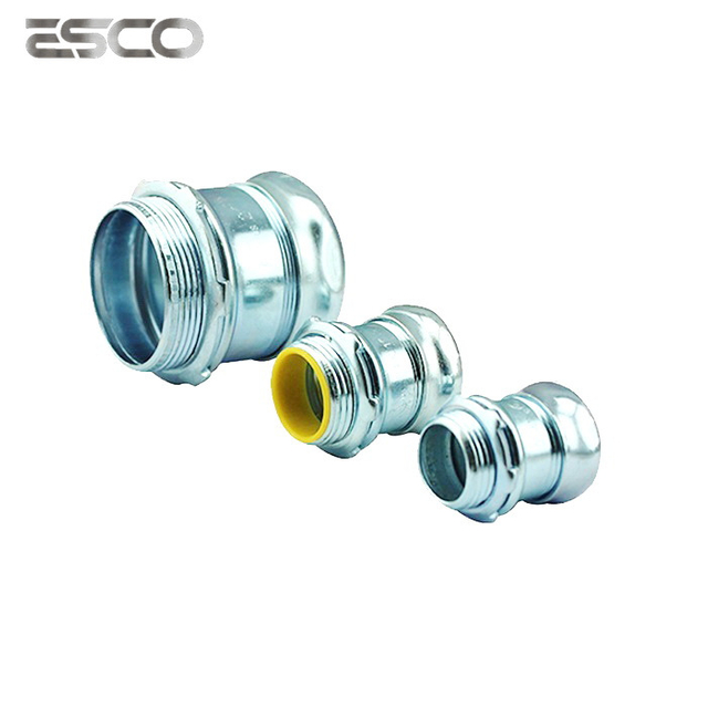 Hot Selling UL Listed Steel Pipe Conduit Fitting EMT Compression Connector