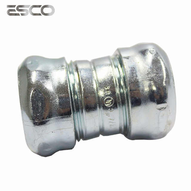 UL Listed Conduit Pipe Fitting EMT Steel Compression Coupling