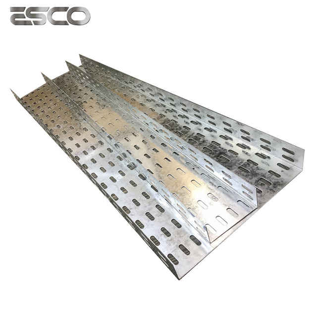 Perforated Ladder Steel Wire Mesh Hot DIP /Pre-Galvanized Trunking Cable Tray with High Quality
