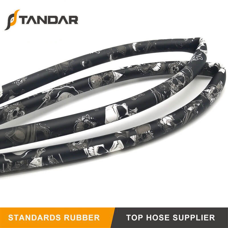 Manguera de narguile de silicona de grado alimenticio resistente al calor colorido (6)