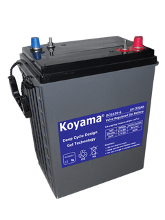 6V330AH Deep Cycle Gel Battery DCG330-6DT for sweeper