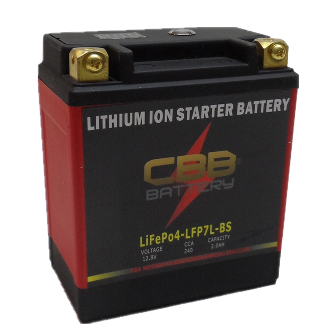 12.8V 2ah Lithium Ion Battery Motorcycle Battery LFP7L-BS