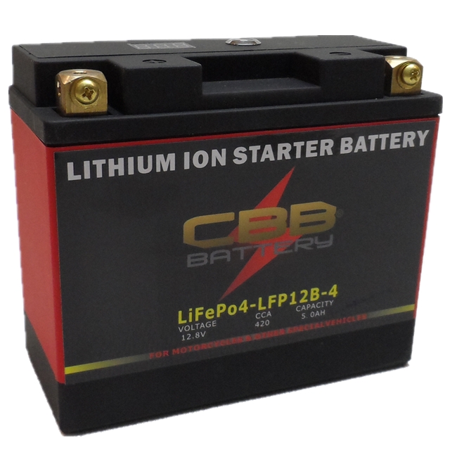 12.8V 5ah China Best Motorcycle Starting Battery Motorcycle LiFePO4 Battery LFP12B-4