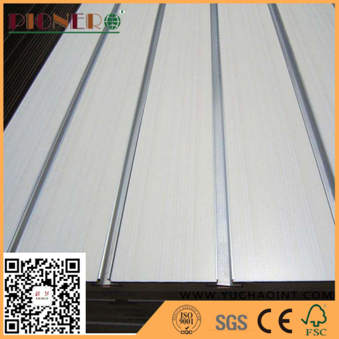 Glossy Wood Grain Cherry Melamine Faced MDF for Furniture 