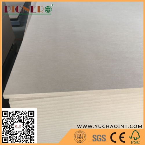 18 mm E1 Plain MDF/ Raw Plain MDF for making furniture