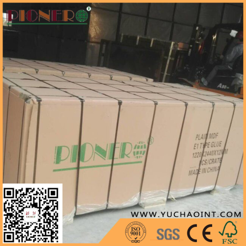 E1 Grade 12mm Best Price Plain/Raw MDF