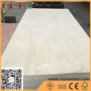 E1 Glue RadiatePine Poplar/Eucalyptus Core Commercial Laminated Plywood