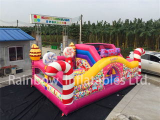 RB04050（6x5m） Inflatable colorful candy funcity hot sale