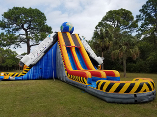 Commercial Inflatable Titanic Slides Inflatable Water Slide With Pool