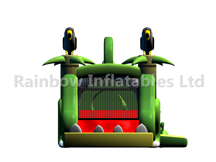 RB03103（10x4x4.5m）Inflatable Green crocodile combo for Kids