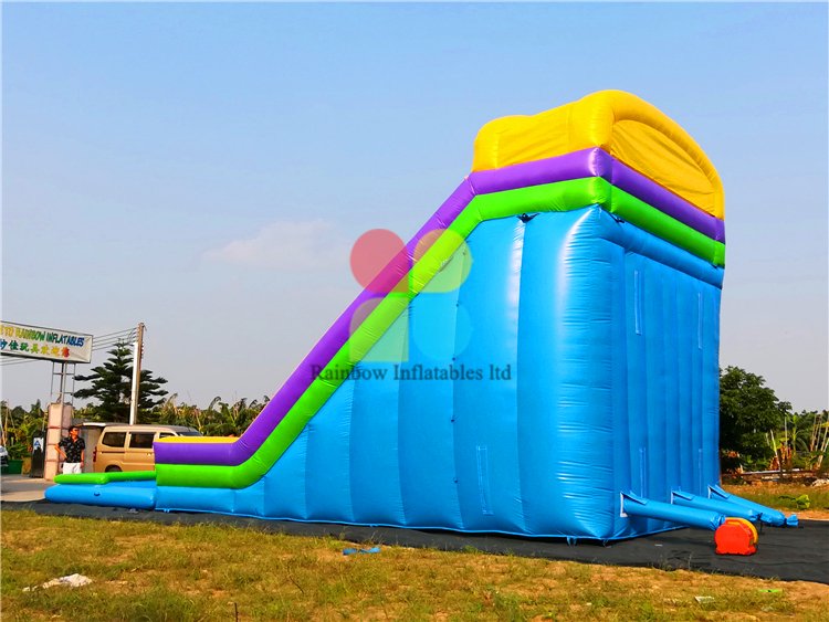 RB6087（9x5x7m ） Inflatable Water Slide With Pool For Outdoor hot sale 