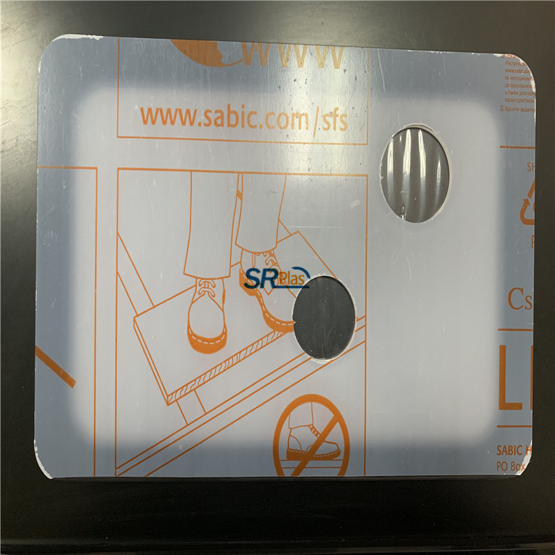 Polycarbonate Shield Window for Electronic Display