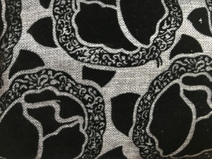 Plain Linen Flocking Upholstery Fabric for Sofa