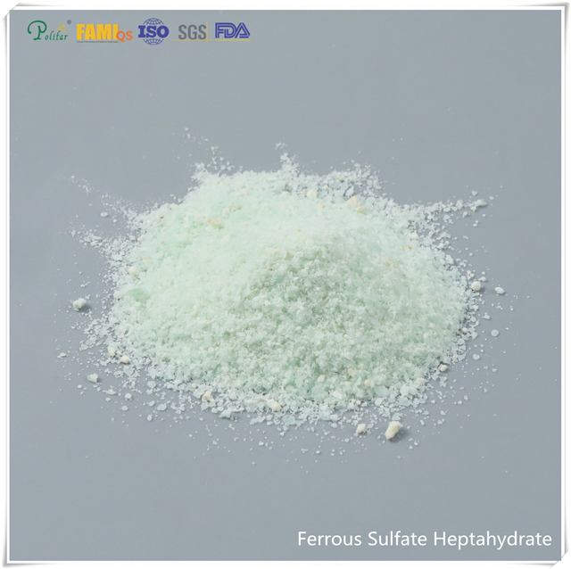 Cristal heptahidrato de sulfato ferroso al 19,37% a granel