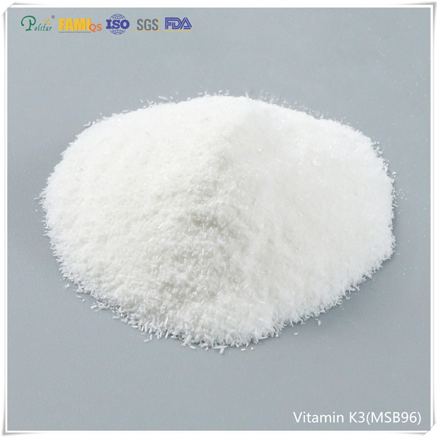 Polvo de vitamina K3 MSB de bisulfito de sodio de menadiona de grado alimentario