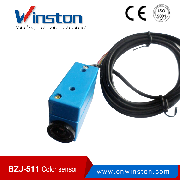 Winston BZJ-511 Salida NPN de 9 mm Reflexión coaxial Sensor de marca de color