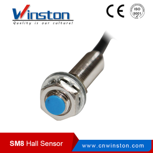 Sensor Winston Hall con distancia de detección de 10 mm SM8 con CE