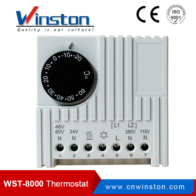 Termostato de calentador mecánico / electrónico para controlar el filtro y el calentador del ventilador (WST-8000 / SK3110)