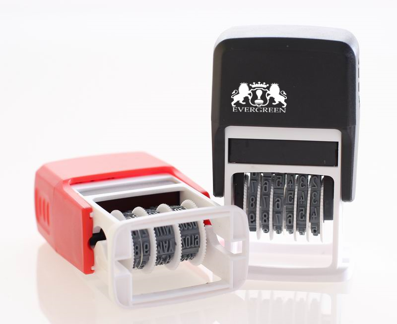Self Inking date only stamps 