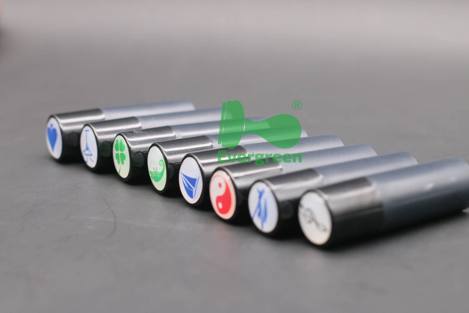 Plastic round golf ball stamps A11 Dia.11mm Promotional items 