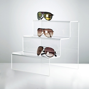 Modern Sunglasses Display Rack Gass Display Cabinet 3 Tier Holder Rack