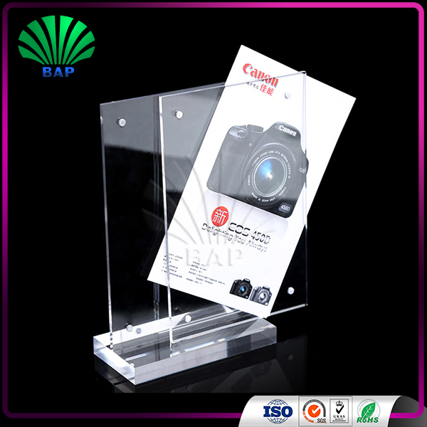 Acrylic Menu Card Holder Sign Display Sign Holder sale Buy acrylic