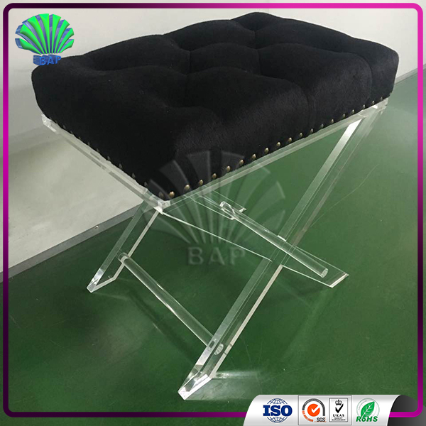 Luxury Acrylic Plastic Stool Kids Stool Legs