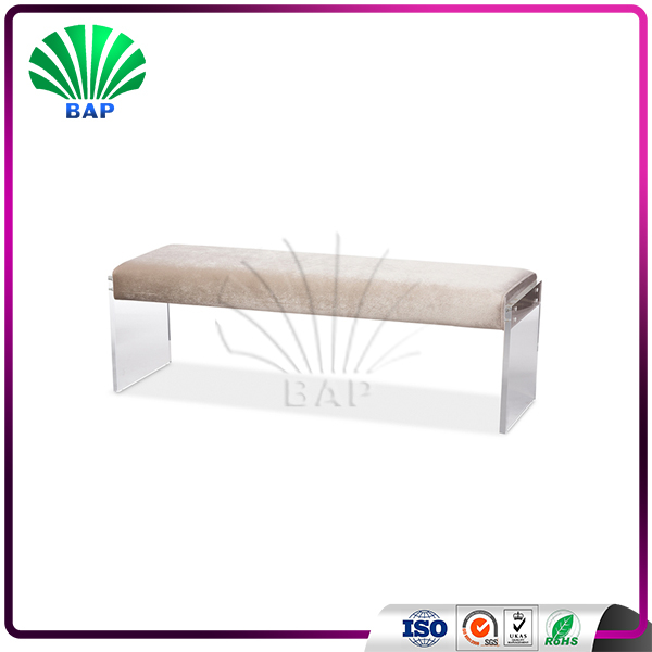 New Design I-Shape Sofa Indoor Living Room Bench With Leather Bench Cushion