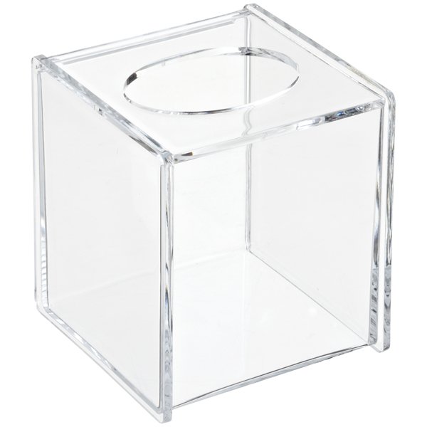 Handle Made Crystal Acrylic Tissue Paper Box Cube Tissue Box Wholesale