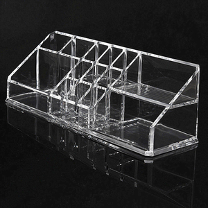 Popular Large Acrylic Clear Makeup Organizer Boxes Cosmetic Cases