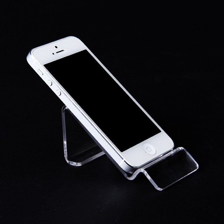 Simple Lucite Plastic Clear Transparent Acrylic Phone Cell Phone Display for Wholesale
