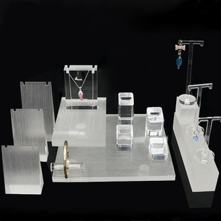 Frosted Acrylic Jewellery Display Set